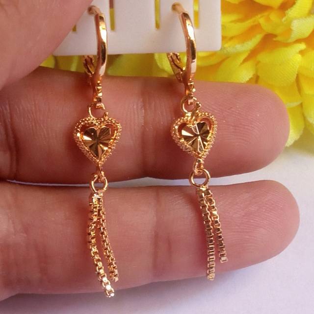 Anting xuping panjang jurai fashion terkini