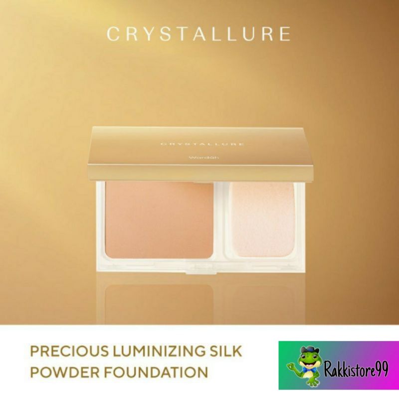 ❣️Rakkistore99❣️Wardah Crystallure Precious Luminizing Silk Powder Foundation 12g (100% Original)