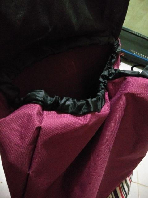 Shopping Trolley Bag Tas Belanja Dengan Roda Ber Motif.troli Belanja Warna. Troli Barang Kuat