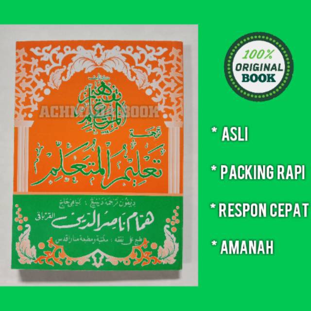 Jual Terjemah Kitab Ta Lim Muta Allim Talimul Mutaallim Makna