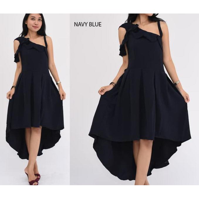 High Low One Shoulder Dress