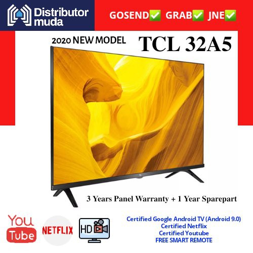 Solusi TCL 32A5 SMART ANDROID LED DIGITAL TV 32 INCH Terlaris