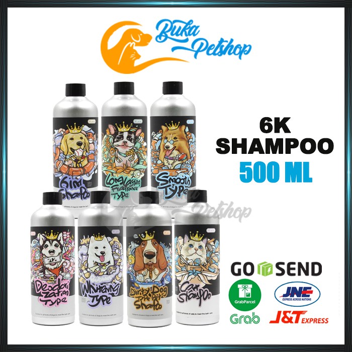 6K SERIES Shampoo Kucing &amp; Anjing 500ML Dog &amp; Cat