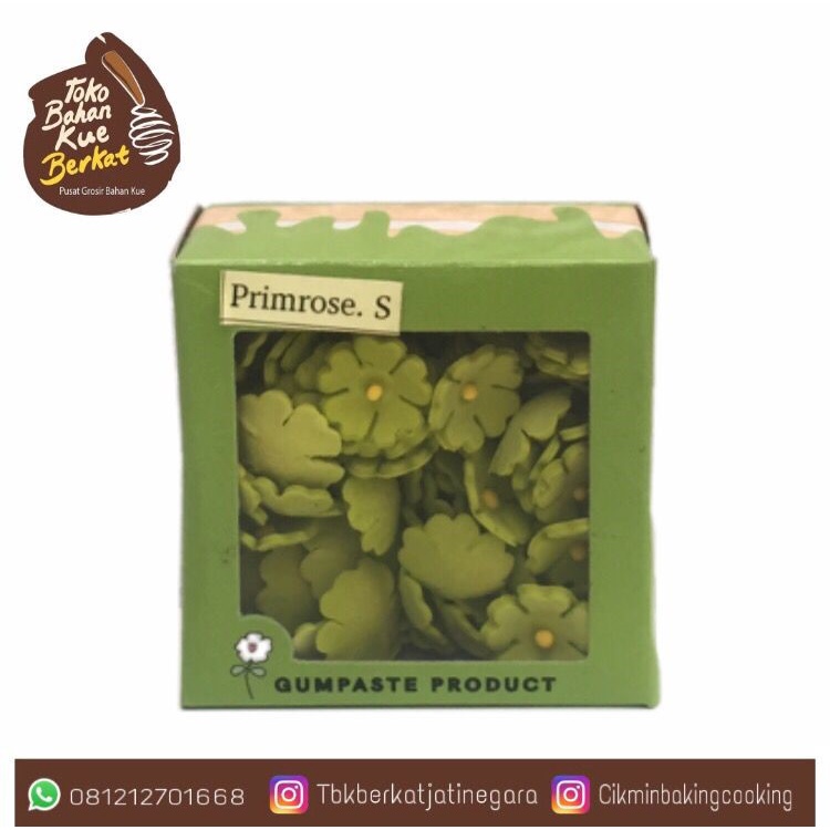 Gumpaste Bunga Primrose Small