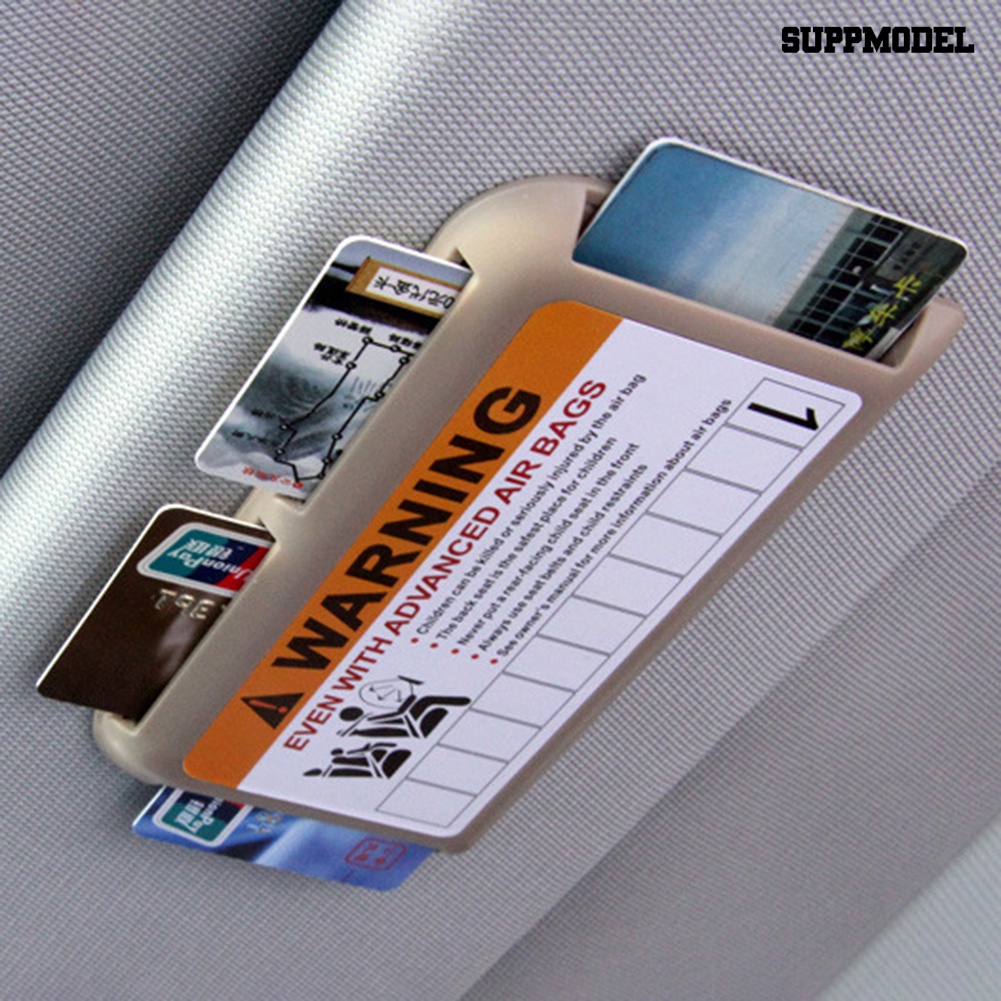 Sfs 2-in-1 Plat Nomor Telpon / Parkir Temporer Untuk Sun Visor Mobil