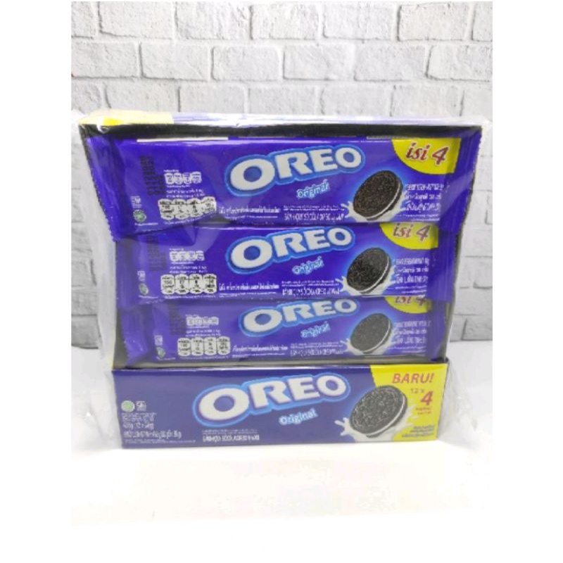 Oreo Biskuit 38gr (12 x 4 Lup)