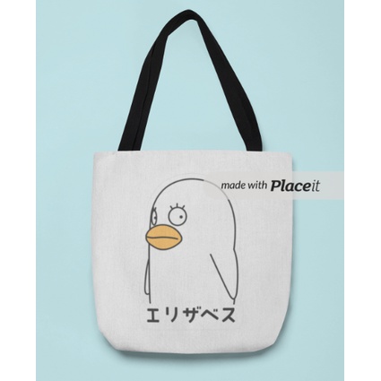 Tote Bag kanvas Elizabeth Gintama The Look Japanese