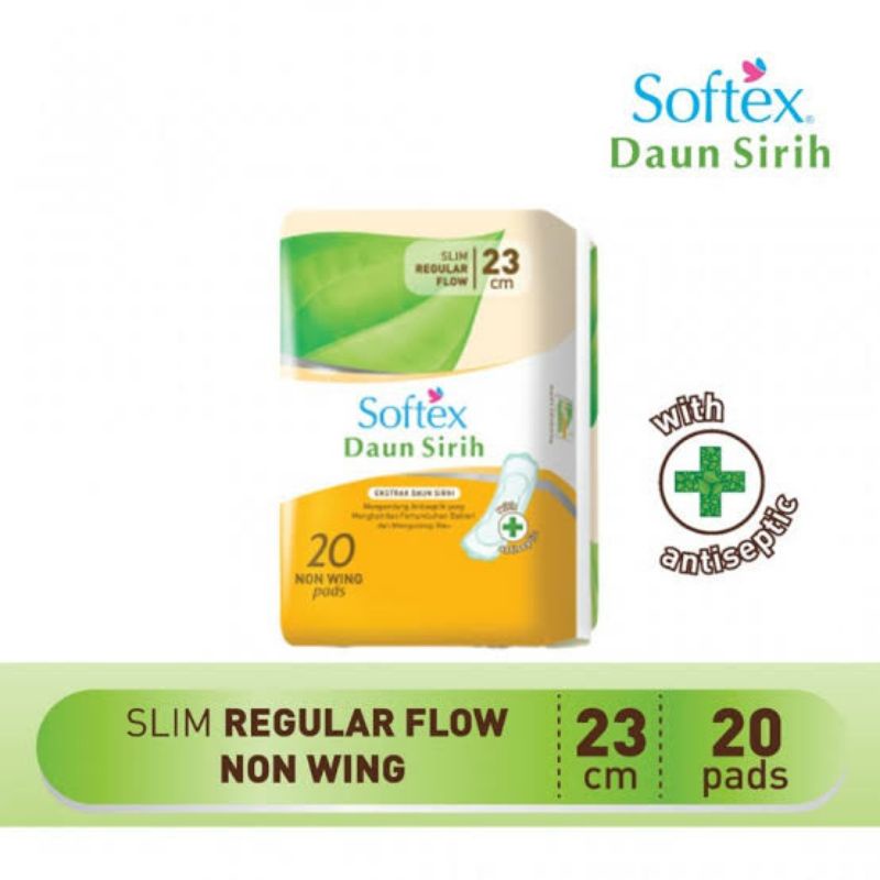 Softex Daun Sirih 23cm Non Wing