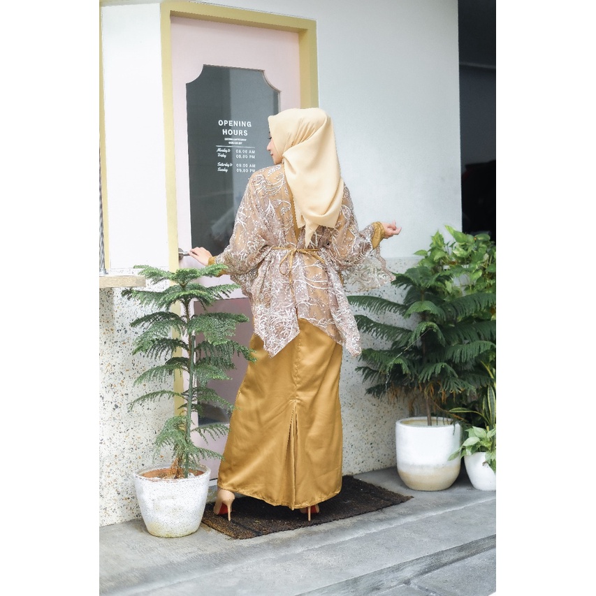 EYNA GOLD gamis pesta wisuda walimatul bridemaids