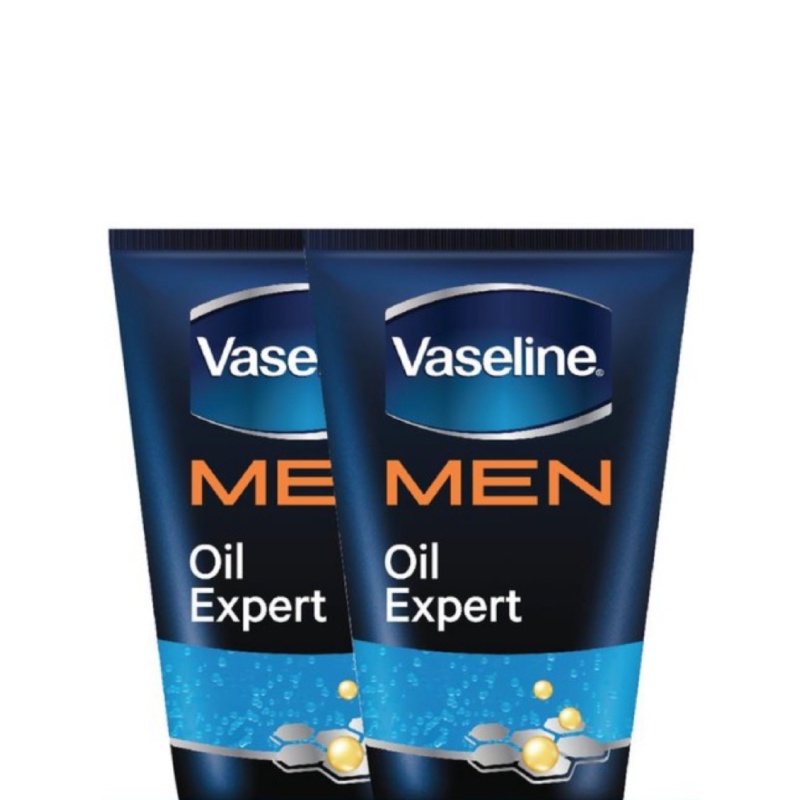 Vaseline Men Gel Oil Expert Facial Wash 2 x 100 gr