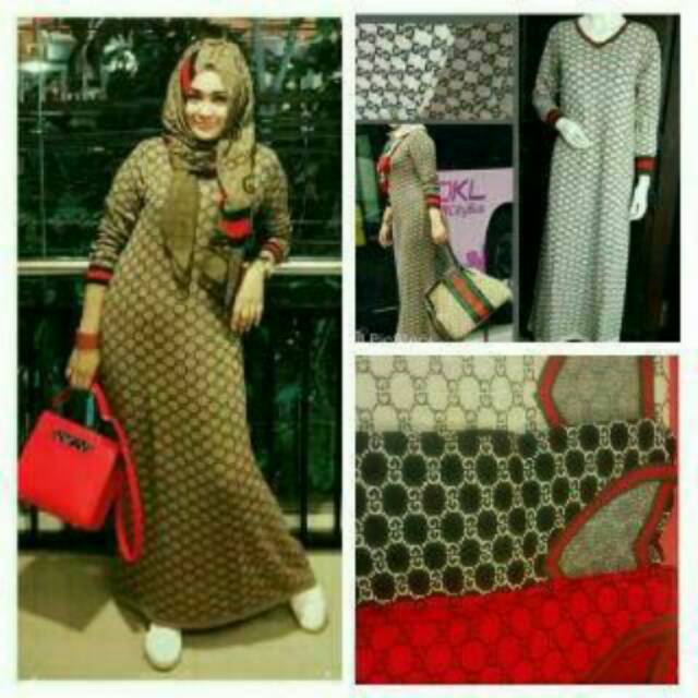 20 Inspirasi Gamis  Gucci  Import  Retai House