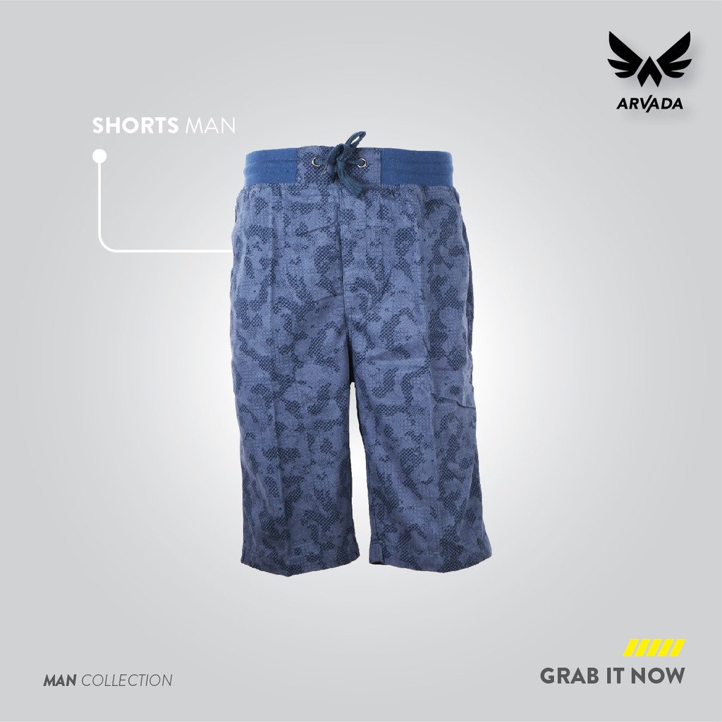 Arvada Short Pants Rib Printing | Celana Pendek Rib