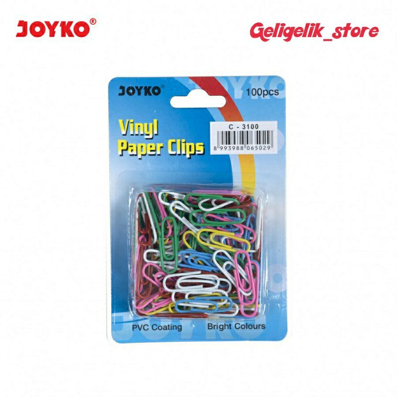 

(PACK) PAPER CLIP / PENJEPIT KERTAS WARNA