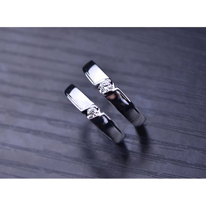 Cincin Pria Cincin Couple Cincin Silver Polos Cincin Perak Murni Cincin Permata Cincin Ukir RJ007 Tu