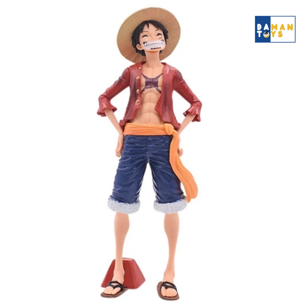 Action Figure Anime One Piece Monkey D. Luffy Dua Muka