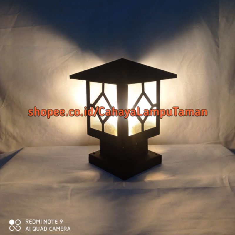 Lampu Taman Pilar Pagar Minimalis kecil P05