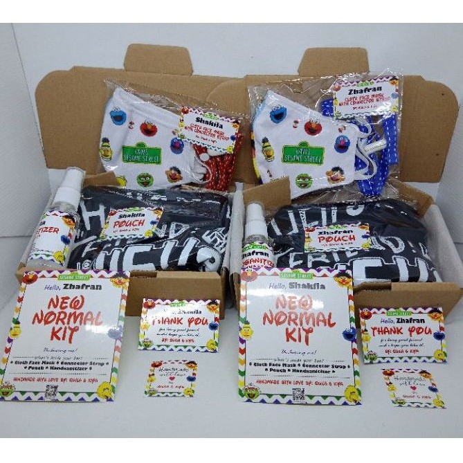 

Gift Box / New Normal Kit (Tema Sesame Street)