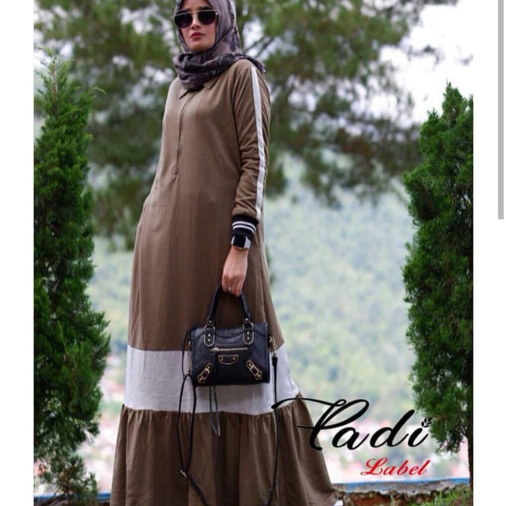 Baju Original BC Alika  Maxi Dress Muslim Modern Panjang Hijab Fashion Wanita Gamis Termurah 2018