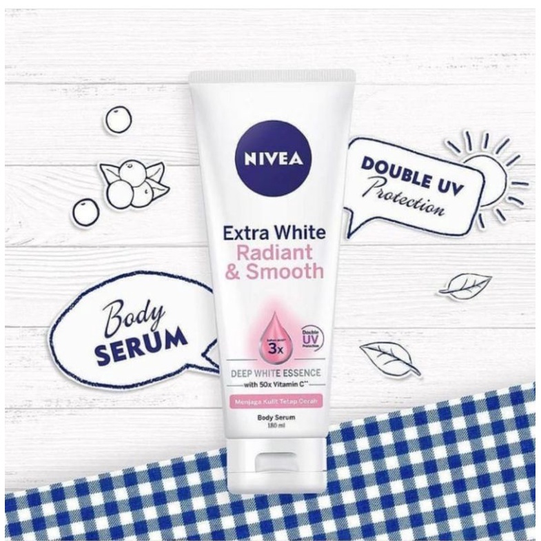NIVEA BODY SERUM RADIANT & SMOOTH 180ML