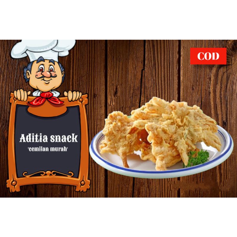 

keripik jamur/jamur crispi pedas 50gr