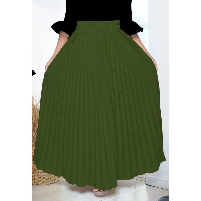 ROK PLISKET ANAK 10-14 TAHUN / ROK PLISKET ANAK PREMIUM / ROK ANAK PEREMPUAN / ROK KLOK ANAK / ROK