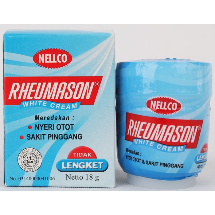 Rheumason white cream balsem kemasan 18 gram