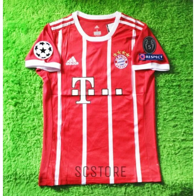 Jual Jersey Bayern Munchen Home FULL PATCH UCL 2017/2018 17/18 Grade Ori Murah