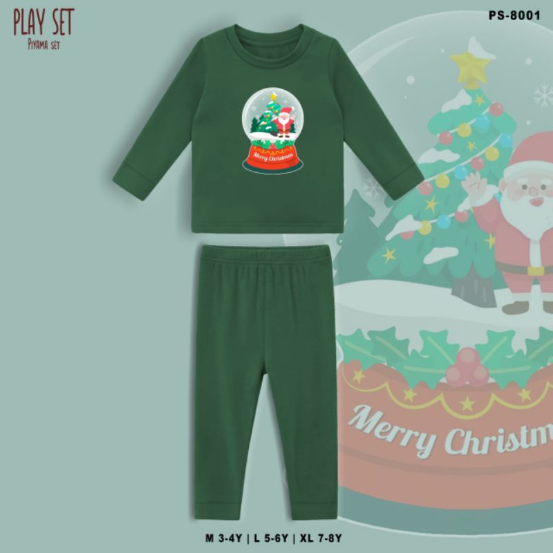 PIYAMA ANAK EDISI NATAL SNOWBALL M L XL UNISEX/BAJU TIDUR ANAK ANAK