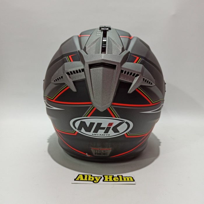 Helm Nhk Gladiator Motif Hawk Double Visor Half Face Termurah