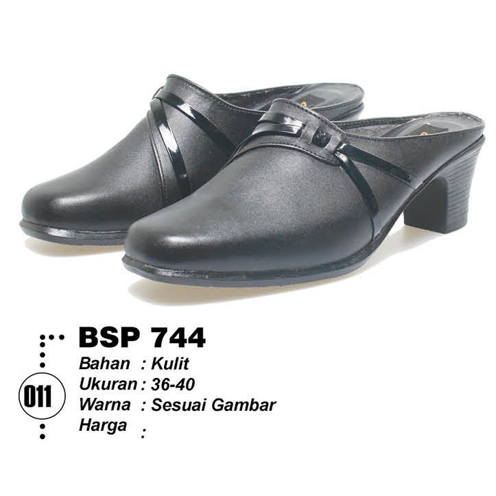 SANDAL BUSTONG FORMAL WANITA KULIT ORIGINAL BSM SOGA CIBADUYUT BANDUNG BSP 744-DES 20