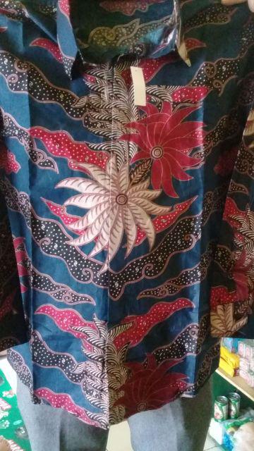 Kemeja Batik Pria Lengan Panjang|atasan Batik Pria|seragam Batik