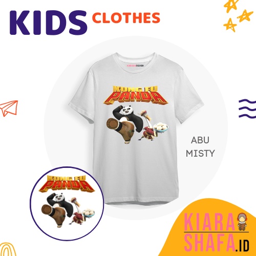 Kiarashafa - Baju Anak / Kaos Anak Kungfu Panda