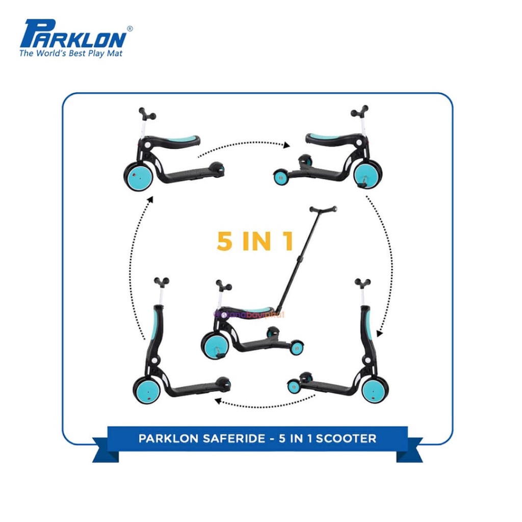 PARKLON SAFE RIDE SCOOTER 5 IN 1 (SCOOTER ANAK) SEPEDA ANAK