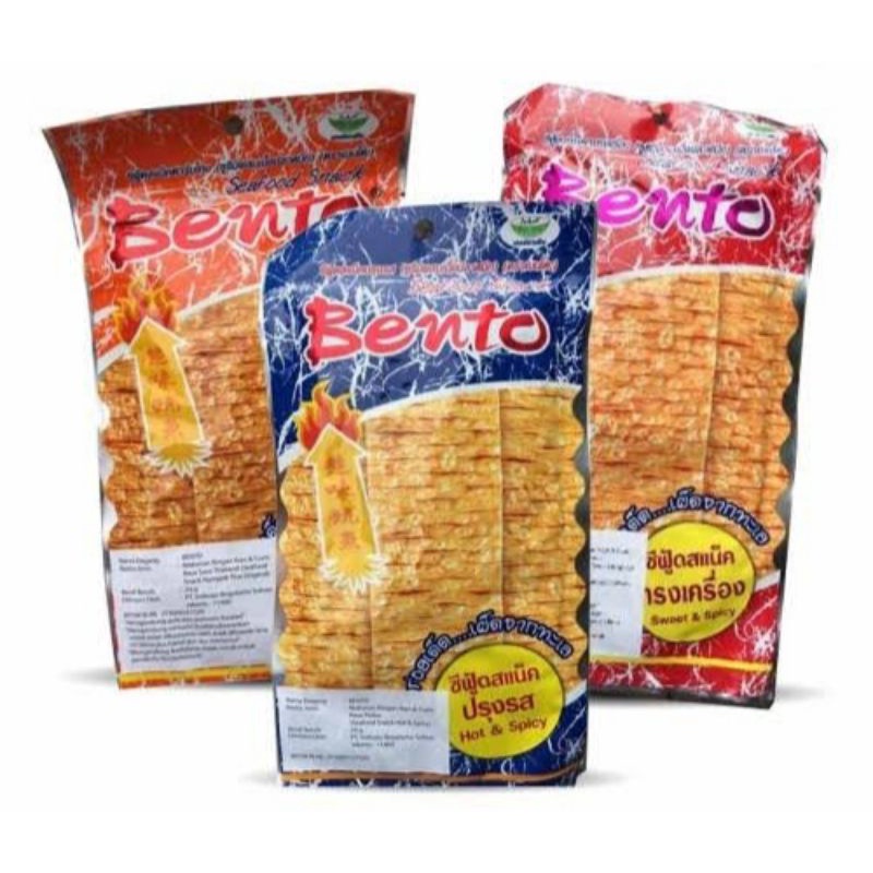 

BENTO SQUID SNACK IKAN DAN CUMI / JUHI SNACK THAILAND 24 GRAM