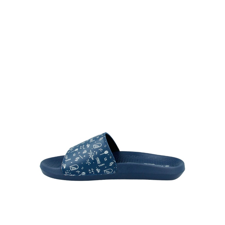 SANDAL SLIDE PAKALOLO PRIA ORIGINAL CASUAL BRANDED ASLI BIRU NAVY PB11