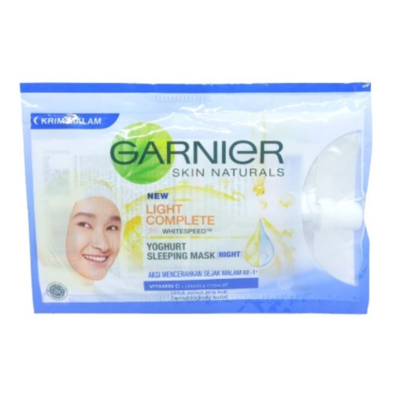 ★ BB ★ GARNIER Light Complete Whitening Serum Cream  | Yoghurt Sleeping Mask Night SACHET