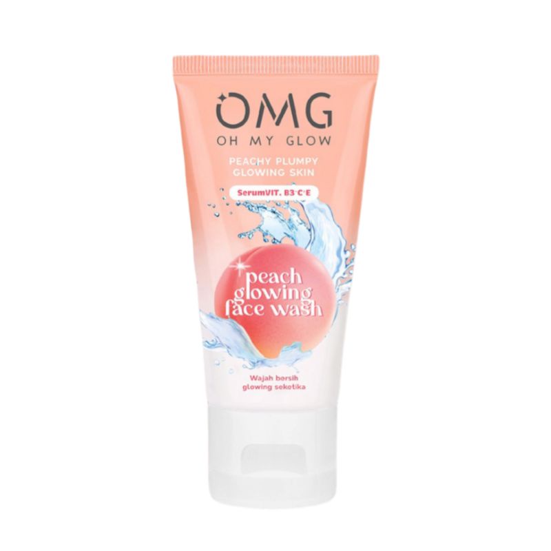 OMG Peach Glowing Face Wash 50gr