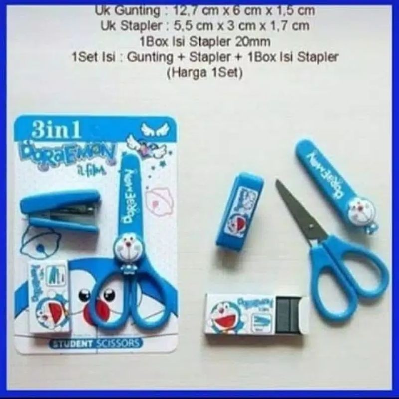 

YY GUNTING SET KARAKTER 3 IN 1