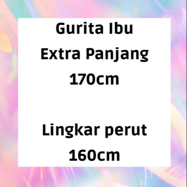 Gurita Ibu Extra Panjang 170cm Gurita Ibu Pasca Melahirkan