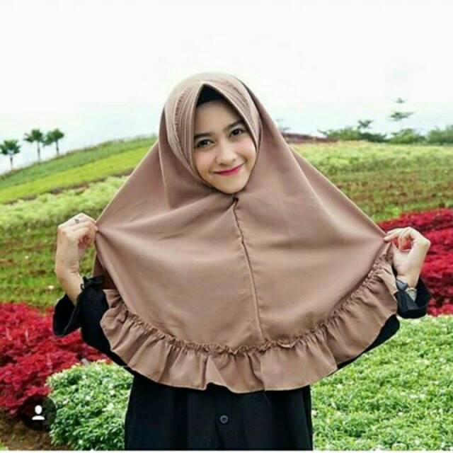 KHIMAR SIMPEL REMPEL RUFFLE INSTAN PET ANTEM HIJAB INSTANT SIMPLE SYARI ANTI TEMBEM GROSIR TERMURAH