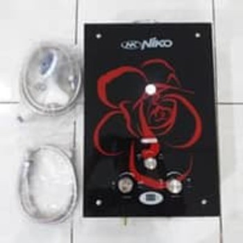 Pemanas Air Gasz/Water Heater Gas Niko NK 6LDG Glass TOP***