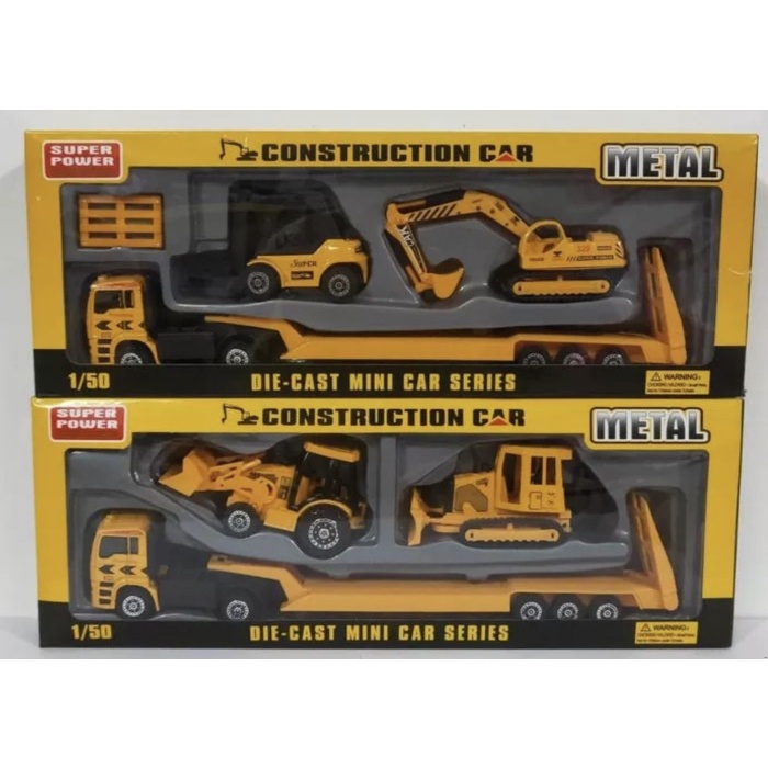 Jual Metal Die Cast Construction Truck. Mainan Anak Truk Eskavator ...