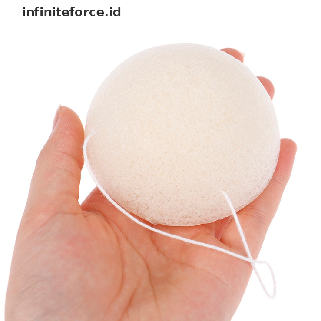 (infiniteforce.id) Spons Puff Exfoliator Pembersih Wajah