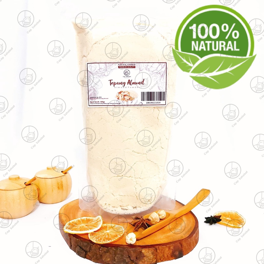 500gr Tepung Almond  / Almond Powder / Rempah / JSR 100% PREMIUM QUALITY