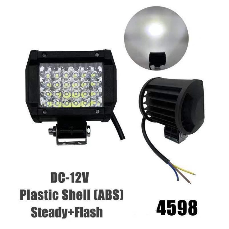 Lampu tembak sorot LED bar cree CWL 24 mata LED kedip