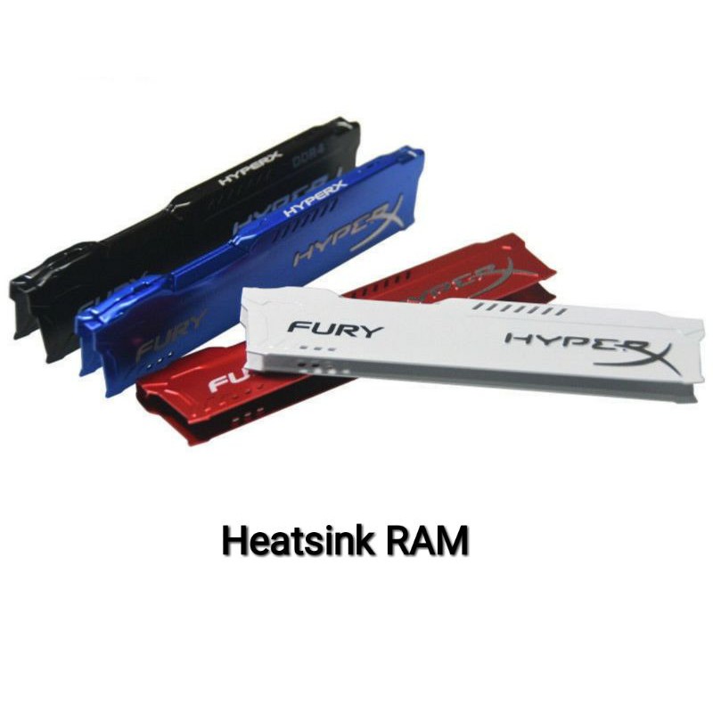 Heatsink RAM Heatsink Heatspreader Pendingin RAM DDR2 DDR3 DDR4 Fury HyperX