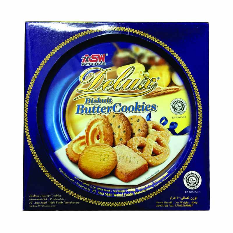 Roti Kaleng Hatari Deluxe Butter Cookies Edisi Lebaran 400 Gram