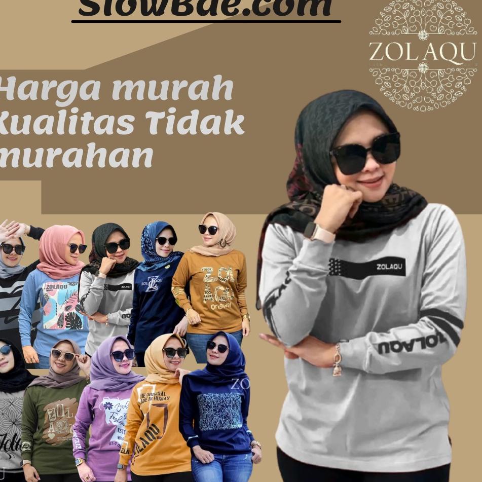 "AUD.20Au22ᴾ" ZOLAQU PREMIUM kaos baju atasan zolaqu2022 kaos baju atasan zolaqu jolaqu zolaku senam