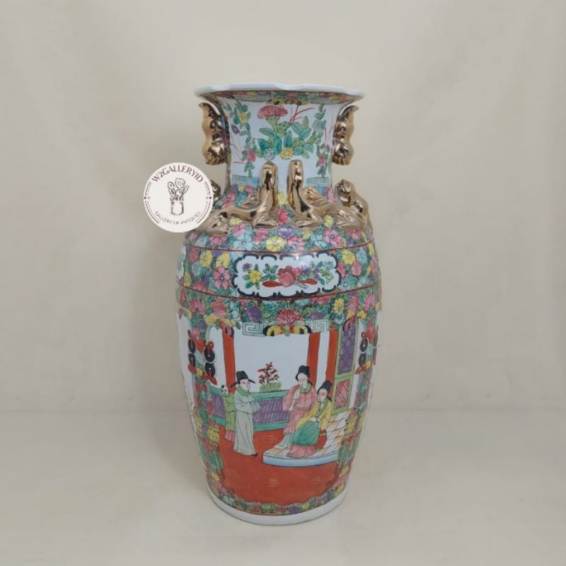 Chinese Family Rose Vase/pot keramik cina/vas keramik family rose
