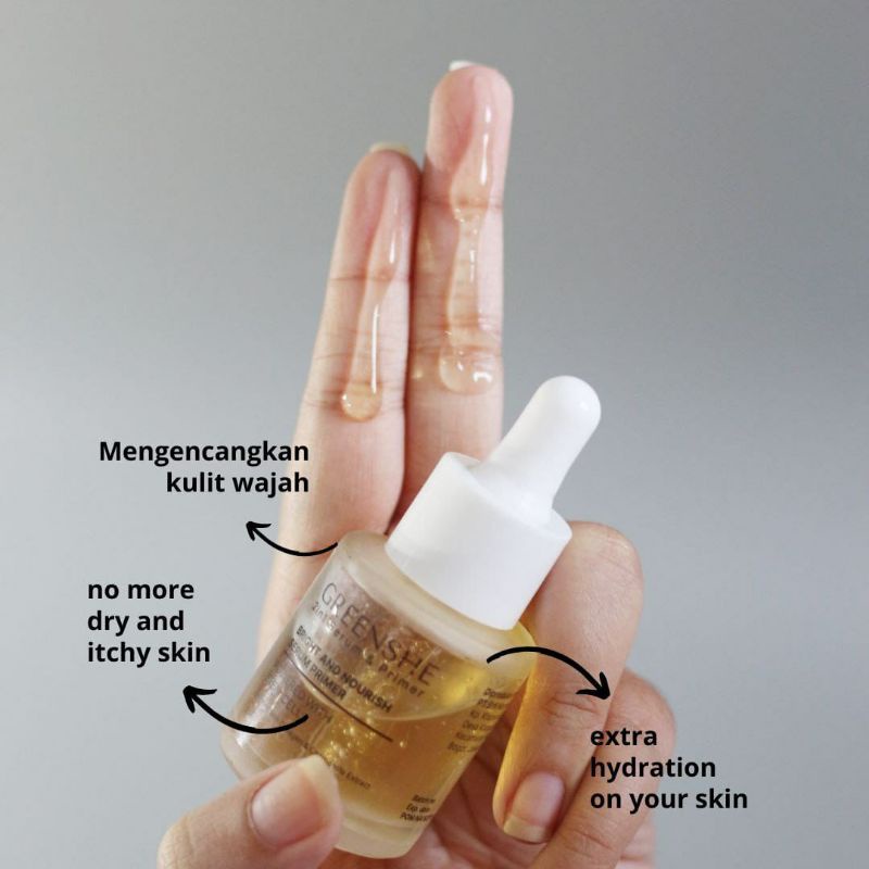 Bright & Nourish Serum Primer Greenshe / Serum By Greenshe